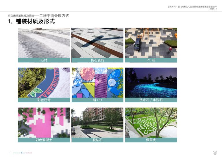 福州万科、厦门万科住宅类消防救援场地景观设计专题｜2018 内容预览
